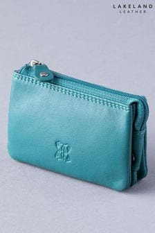 أخضر أزرق على أخضر - محفظة عملات معدنية جلد محمية من Lakeland Leather (D91262) | 99 ر.ق