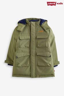 Levis® Olive Green Parka Jacket (D91303) | €28 - €91