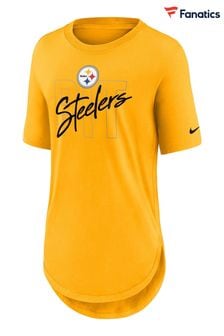 Nike Yellow NFL Fanatics Womens Pittsburgh Steelers Weekend City Love T-Shirt Womens (D91472) | €44