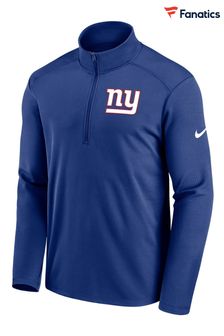 Nike Blue Fanatics NFL New York Giants Nike Logo Pacer Half Zip Hoodie (D91753) | $87