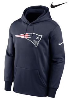 Nike Blue NFL Fanatics New England Patriots Prime Logo Therma Pullover Hoodie (D91772) | €74