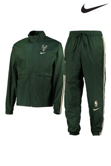 Nike Green Fanatics Milwaukee Bucks Court Side Tracksuit (D91894) | €157