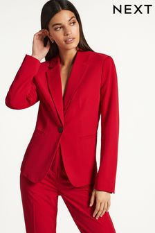 Red Tailored Single Breasted Blazer (D91937) | €64
