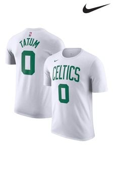 Nike White Fanatics Boston Celtics Jayson Tatum Name & Number Association T-Shirt (D92037) | €45