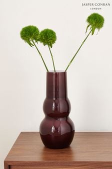 Jasper Conran London Red Sculptural Glass Vase (D92114) | €44