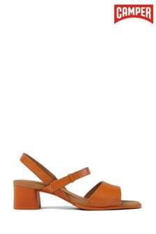 Camper Women's Katie Brown Strappy Full Grain Leather Sandals (D92263) | €140