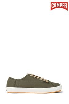 Camper Peu Rambla Green Men's Canvas Sneakers (D92295) | SGD 174