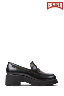 Milah Black Leather Women's Loafers (D92323) | 195 €