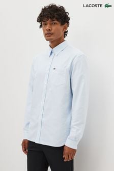 天空藍 - Lacoste Oxford Shirt (D92347) | NT$4,900