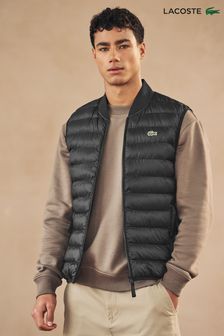 Lacoste Water Repellent Padded Black Gilet (D92352) | 1,068 LEI