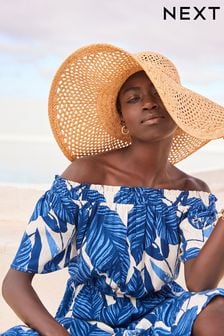 Natural Oversized Summer Straw Hat (D92458) | €10