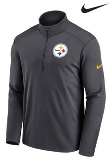 Nike NFL Fanatics Pittsburgh Steelers Pacer Kapuzensweatshirt mit kurzem Reißverschluss und Logo (D92623) | 86 €