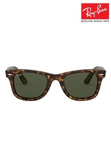 ハバナ ブラウン & グリーン レンズ - Ray-ban Wayfarer Ease Sunglasses (D92672) | ￥27,300