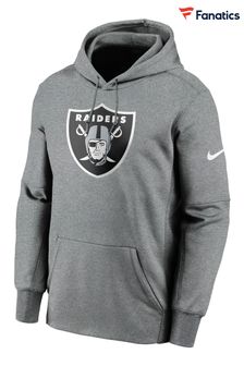 Nike Grey NFL Fanatics Las Vegas Raiders Prime Logo Therma Pullover Hoodie (D92908) | €92