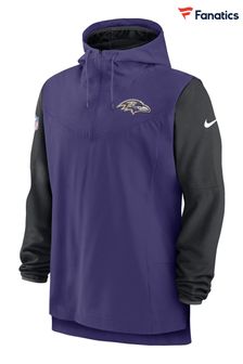 Nike Purple NFL Fanatics Baltimore Ravens Sideline Player Lightweight Jacket (D92972) | LEI 507