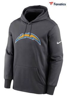 Nike Grey NFL Fanatics Los Angeles Chargers Prime Logo Therma Pullover Hoodie (D93037) | kr844