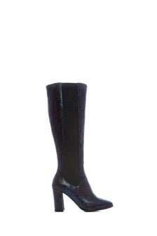 Moda In Pelle Sammantha Knee High Boots With Elastic Panel And Block Heel (D93064) | €64