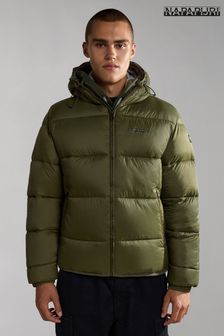 Зеленый - Афельная куртка с капюшоном Napapijri Suomi (D93143) | €137