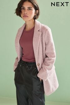 Blush Pink Smart Blazer Coatigan (D93159) | €21
