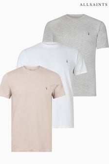 AllSaints Pink Tonic Short Sleeve Crew Jumpers 3 Pack (D93305) | $153