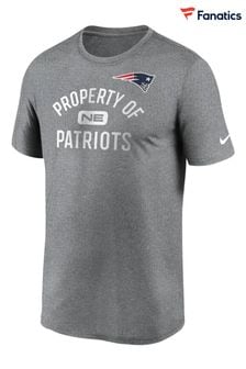 Nike Grey NFL Fanatics New England Patriots Property of T-Shirt (D93377) | €44