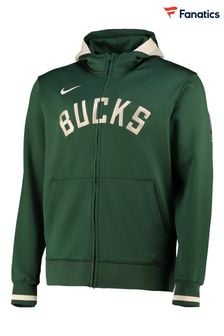 Nike Fanatics Milwaukee Bucks Thermaflex Kapuzenjacke mit Reissverschluss (D93490) | 184 €