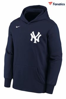 Nike Blue Fanatics New York Yankees Nike Wordmark Hoodie Youth (D93521) | kr880