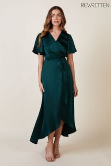 Rewritten Florence Waterfall Bridesmaid Midi Dress (D93641) | $204