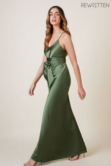 Rewritten Green Brooklyn Bridesmaid Dress (D93642) | $175