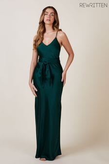 Rewritten Brooklyn Bridesmaid Dress With Waist Tie (D93643) | $206