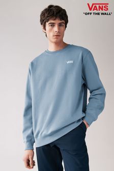 Blau - Vans Herren Core Basic Sweatshirt mit Rundhalsausschnitt (D93855) | 83 €