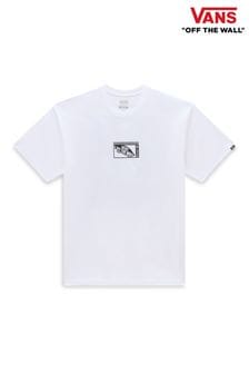 Weiß - Vans Mens Tech Box Kurzarm-T-Shirt (D93857) | 50 €