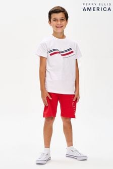 Perry Ellis America White Logo T-Shirt (D93871) | 11 € - 12 €