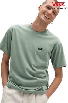 Темно-зеленый - Мужская футболка с логотипом Vans (D93922) | €28