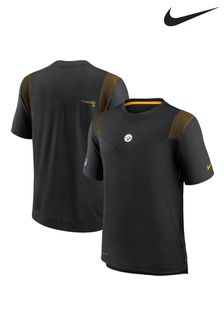 Nike Black NFL Fanatics Pittsburgh Steelers Nike Sideline Coaches T-Shirt (D94254) | €71