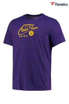 Fioletowy - Koszulka Nike Fanatics Los Angeles Lakers Nike Essential z logo (D94268) | 175 zł