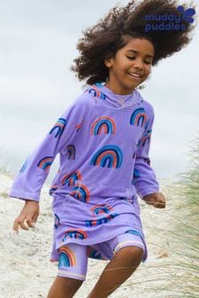 Violett - Muddy Puddles Poncho aus Frottee (D94414) | 23 €