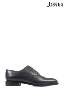 Jones Bootmaker Matthew Black Wide Fit Oxford Shoes (D94461) | 631 SAR