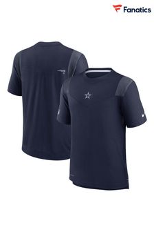 Nike Blue NFL Fanatics Dallas Cowboys Sideline Coaches FootBall Shirt (D94535) | €60