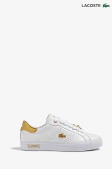 Lacoste Womens White Powercourt Trainers (D94599) | $261