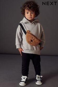 Pale Grey Teddy Bumbag Character Hoodie And Joggers Set (3mths-7yrs) (D94630) | kr295 - kr349