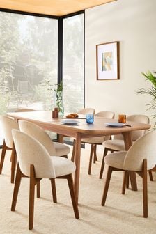 Walnut Effect Jackson 6 to 8 Seat Extending Dining Table (D94828) | €610