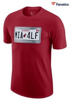 Nike Red Fanatics Miami Heat Nike License Plate T-Shirt (D94911) | €44