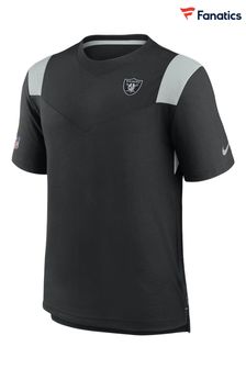 Nike Black NFL Fanatics Las Vegas Raiders Sideline Dri-FIT Player Short Sleeve Top (D95224) | €58