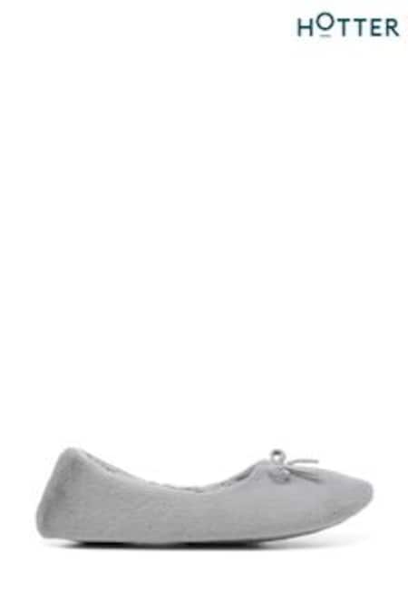 Hotter Grey Elance Slip-On Regular Fit Slippers (D95423) | 52 €