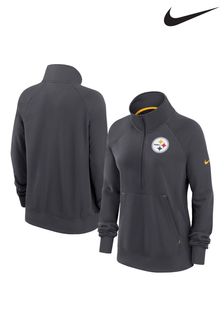 Pittsburg Steelers Shirt Mens Medium Gray Nike Dri-FIT The Nike