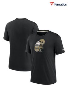 Nike Black NFL Fanatics New Orleans Saints Impact Tri-Blend T-Shirt (D95588) | €44