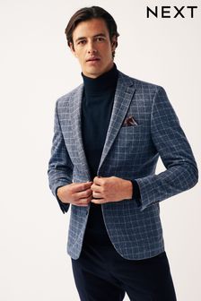 Modra - Karirast blazer (D95590) | €44