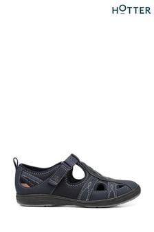 Hotter Lucania Schuhe in Regular Fit mit Klettverschluss, Blau (D95851) | 68 €