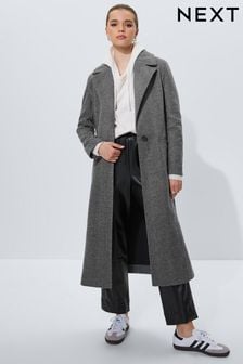 Свободное пальто в строгом стиле (D96021) | €48